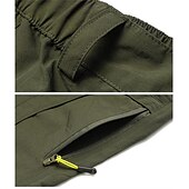 economico Pantaloni e pantaloncini-Per uomo Pantaloni convertibili Pantaloni da escursione Estate Esterno Traspirante Resistente all&#039;acqua Asciugatura rapida Leggero Pantalone / Sovrapantaloni Pantaloni Tasca con cerniera Vita elastica