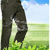 economico Pantaloni e pantaloncini-Per uomo Pantaloni convertibili Pantaloni da escursione Estate Esterno Traspirante Resistente all&#039;acqua Asciugatura rapida Leggero Pantalone / Sovrapantaloni Pantaloni Tasca con cerniera Vita elastica