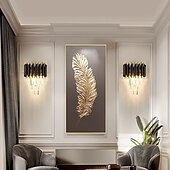 cheap Crystal Wall Lights-Lightinthebox Crystal Modern Wall Lights Bedroom Kids Room Steel Wall Light 110-120V 220-240V 18 W / LED Integrated / CE Certified