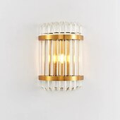 economico Lampade da parete in cristallo-Cristallo Lampade da parete Camera da letto Camera dei bambini Acciaio Luce a muro 110-120V 220-240V 5 W / E14 / E12 / CE