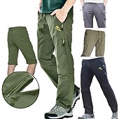 economico Pantaloni e pantaloncini-Per uomo Pantaloni convertibili Pantaloni da escursione Estate Esterno Traspirante Resistente all&#039;acqua Asciugatura rapida Leggero Pantalone / Sovrapantaloni Pantaloni Tasca con cerniera Vita elastica