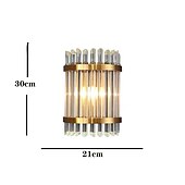 economico Lampade da parete in cristallo-Cristallo Lampade da parete Camera da letto Camera dei bambini Acciaio Luce a muro 110-120V 220-240V 5 W / E14 / E12 / CE