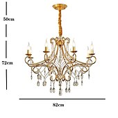 baratos Candeeiros de Lustre-82 cm Design de lanterna Lustres Metal Acabamentos Pintados Moderno 110-120V 220-240V