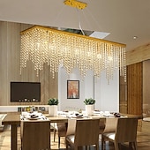 cheap Chandeliers-80 cm Pendant Lantern Design Chandelier Stainless Steel Electroplated Modern 110-120V 220-240V