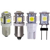 cheap LED Corn Lights-10Pcs 4Pcs 2Pcs T10 BA9S E10 G4 Wedge 5-SMD 5050 LED Light Bulbs W5W 2825 158 192 168 194 Interior Reading Dome Map Cargo Trunk Door Doorstep Courtesy License Plate Side Marker Light
