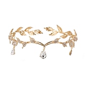 baratos Capacete de Casamento-Cristal / Liga Crown Tiaras / Peça para Cabeça com Cristal / Strass 1 PC Casamento / Ocasião Especial Capacete