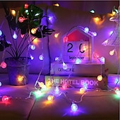 economico Plug in elettrico-globo luci della stringa 10m 100 led mini palla fata luce all&#039;aperto decorazione di cerimonia nuziale luci impermeabile per interni esterni camera da letto festa giardino albero di natale decor plug