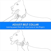 abordables Dressage pour chiens-collier anti-aboiement pour chien colliers de dressage anti-aboiement de couleur unie pp corgi beagle shiba inu carlin bichon frisé pékinois noir
