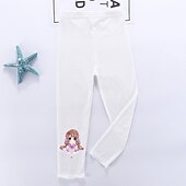 cheap Bottoms-Girls&#039; 3D Print Leggings Tights Rayon Kids Toddler School