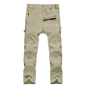 economico Pantaloni e pantaloncini-Per uomo Pantaloni convertibili Pantaloni da escursione Estate Esterno Traspirante Resistente all&#039;acqua Asciugatura rapida Leggero Pantalone / Sovrapantaloni Pantaloni Tasca con cerniera Vita elastica