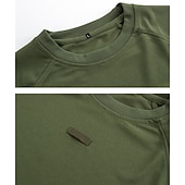 preiswerte Klassisches Poloshirt für Herren-Herren Jagd-T-Shirt Taktisches Militärhemd Außen Extraleicht(UL) Belüftung Schnelles Trocknung Atmungsaktiv Frühling Sommer Einfarbig Shirt Polyester Kurzarm Campen und Wandern Jagd Angeln Schwarz