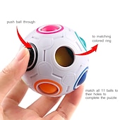 abordables Cubos mágicos-Speed cube set 1 pcs cubo mágico iq cube stress reliever puzzle cube balladults &#039;juguete de regalo