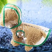 cheap Raincoat-Cloth Pets Dog Rain Coat Raincoat Dog Rain Coat Dog Jacket Cat Rain Coat Transparent Waterproof Windproof All Seasons Waterproof Dog Clothing for Small Dog Medium Dog Large Dog