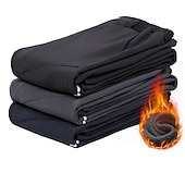 abordables Pantalones y shorts-Hombre Pantalones para senderismo Pantalones con forro polar Pantalones de protección Invierno Al aire libre Estándar Mantiene abrigado Impermeable Resistente al Viento Forro Polar Pantalones