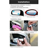 abordables Décorations/protections pour carrosserie-Automatique LITBest Universel Miroir d&#039;angle mort