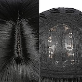 cheap Synthetic Trendy Wigs-Black Wigs For Women Synthetic Wig Body Wave Middle Part Wig Long Very Long Black Synthetic Hair 26 Inch Women&#039;s Middle Part Party Fluffy Black
