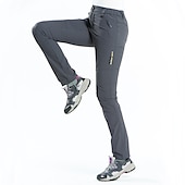 cheap Trousers &amp; Shorts-Women&#039;s Hiking Pants Trousers Summer Outdoor Waterproof Breathable Quick Dry Stretchy Pants / Trousers Bottoms Elastic Waist Dark Grey Violet Camping / Hiking Fishing Climbing S M L XL XXL