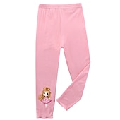 cheap Bottoms-Girls&#039; 3D Print Leggings Tights Rayon Kids Toddler School