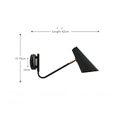cheap Swing Arm Lights-Creative Vintage Wall Lamps Wall Sconces Living Room Dining Room Iron Wall Light 110-120V 220-240V 40 W / CE Certified / E26 / E27