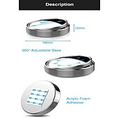 abordables Décorations/protections pour carrosserie-Automatique LITBest Universel Miroir d&#039;angle mort