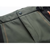 halpa Housut ja shortsit-miesten fleecevuoratut housut vedenpitävät retkeilyhousut housut softshell -housut talvi ulkoilmalämpö lämmin tuulenpitävä fleecevuorihousut / housut alaosat armeijan vihreä harmaa musta metsästys kalastus kiipeily