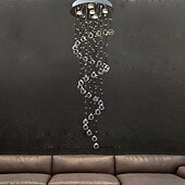 זול נברשות ייחודיות-5-אור 40 ס&quot;מ (15.75 אינץ &#039;) נברשת קריסטל הוביל נברשת זהב תליון אור מתכת גביש מגולוון מודרני עכשווי 110-120 v 220-240 v