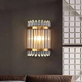 economico Lampade da parete in cristallo-Cristallo Lampade da parete Camera da letto Camera dei bambini Acciaio Luce a muro 110-120V 220-240V 5 W / E14 / E12 / CE