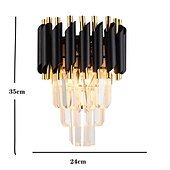 cheap Crystal Wall Lights-Lightinthebox Crystal Modern Wall Lights Bedroom Kids Room Steel Wall Light 110-120V 220-240V 18 W / LED Integrated / CE Certified