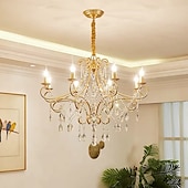 baratos Candeeiros de Lustre-82 cm Design de lanterna Lustres Metal Acabamentos Pintados Moderno 110-120V 220-240V