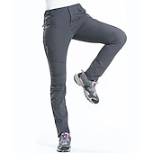 cheap Trousers &amp; Shorts-Women&#039;s Hiking Pants Trousers Summer Outdoor Waterproof Breathable Quick Dry Stretchy Pants / Trousers Bottoms Elastic Waist Dark Grey Violet Camping / Hiking Fishing Climbing S M L XL XXL