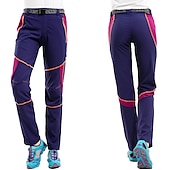cheap Bottoms-Women&#039;s Hiking Pants Trousers Patchwork Summer Outdoor Waterproof Windproof UV Resistant Breathable Pants / Trousers Bottoms Black Purple Camping / Hiking Hunting Ski / Snowboard S M L XL XXL