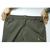 economico Pantaloni e pantaloncini-Per uomo Pantaloni convertibili Pantaloni da escursione Estate Esterno Traspirante Resistente all&#039;acqua Asciugatura rapida Leggero Pantalone / Sovrapantaloni Pantaloni Tasca con cerniera Vita elastica