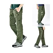 economico Pantaloni e pantaloncini-Per uomo Pantaloni convertibili Pantaloni da escursione Estate Esterno Traspirante Resistente all&#039;acqua Asciugatura rapida Leggero Pantalone / Sovrapantaloni Pantaloni Tasca con cerniera Vita elastica