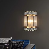 economico Lampade da parete in cristallo-Cristallo Lampade da parete Camera da letto Camera dei bambini Acciaio Luce a muro 110-120V 220-240V 5 W / E14 / E12 / CE