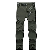 cheap Trousers &amp; Shorts-Women&#039;s Hiking Pants Trousers Summer Outdoor Waterproof Breathable Quick Dry Stretchy Pants / Trousers Bottoms Elastic Waist Dark Grey Violet Camping / Hiking Fishing Climbing S M L XL XXL