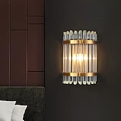 economico Lampade da parete in cristallo-Cristallo Lampade da parete Camera da letto Camera dei bambini Acciaio Luce a muro 110-120V 220-240V 5 W / E14 / E12 / CE