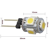 cheap LED Corn Lights-10Pcs 4Pcs 2Pcs T10 BA9S E10 G4 Wedge 5-SMD 5050 LED Light Bulbs W5W 2825 158 192 168 194 Interior Reading Dome Map Cargo Trunk Door Doorstep Courtesy License Plate Side Marker Light