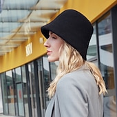 levne party klobouky-klobouky vlněný/bavlněný kbelík klobouk s volným kloboukem ležérní kentucky derby koktejlový královský klobouk s čistou barvou čelenka pokrývka hlavy