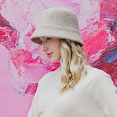 levne party klobouky-klobouky vlněný/bavlněný kbelík klobouk s volným kloboukem ležérní kentucky derby koktejlový královský klobouk s čistou barvou čelenka pokrývka hlavy