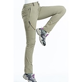 cheap Trousers &amp; Shorts-Women&#039;s Hiking Pants Trousers Summer Outdoor Waterproof Breathable Quick Dry Stretchy Pants / Trousers Bottoms Elastic Waist Dark Grey Violet Camping / Hiking Fishing Climbing S M L XL XXL