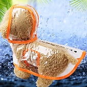 cheap Raincoat-Cloth Pets Dog Rain Coat Raincoat Dog Rain Coat Dog Jacket Cat Rain Coat Transparent Waterproof Windproof All Seasons Waterproof Dog Clothing for Small Dog Medium Dog Large Dog