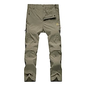 economico Pantaloni e pantaloncini-Per uomo Pantaloni convertibili Pantaloni da escursione Estate Esterno Traspirante Resistente all&#039;acqua Asciugatura rapida Leggero Pantalone / Sovrapantaloni Pantaloni Tasca con cerniera Vita elastica