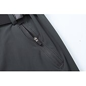 preiswerte Unterteile-Herren Wanderhosen Volltonfarbe Sommer Außen Windundurchlässig Rasche Trocknung Leicht Atmungsaktiv Unten Dunkelgrau Schwarz Jagd Angeln Klettern S M L XL XXL / Verschleißfestigkeit