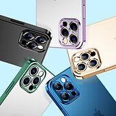 お買い得  iPhone用ケース-iPhone 16、iPhone 15 Pro Max Plus、iPhone 14、13、12、11 Pro Max Plus X XR XS用のバックカバー、透明衝撃吸収TPU