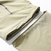 preiswerte Unterteile-Damen Wanderhosen Cabrio-Hosen / Zip-Off-Hosen Volltonfarbe Außen Leicht Atmungsaktiv Komfort Rasche Trocknung Unten Schwarz Grün Jagd Angeln Klettern M L XL XXL XXXL