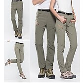 economico Fondi-Per donna Pantaloni da escursionismo Estate Primavera Esterno Impermeabile Delicato sulla Pelle Comodità Asciugatura Rapida Pantaloni Nero Verde militare Elastene Caccia Pesca Campeggio