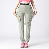 preiswerte Unterteile-Damen Wanderhosen Cabrio-Hosen / Zip-Off-Hosen Volltonfarbe Außen Leicht Atmungsaktiv Komfort Rasche Trocknung Unten Schwarz Grün Jagd Angeln Klettern M L XL XXL XXXL
