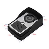 cheap Video Door Phone Systems-WIFI / Wired &amp;amp; Wireless Recording Snapshot wiht Motion Detect 7inch Monitor Video Intercoms Home Security System Video Doorbell Door phone with 1080P camera Multi-language support Tuay APP