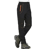halpa Housut ja shortsit-miesten fleecevuoratut housut vedenpitävät retkeilyhousut housut softshell -housut talvi ulkoilmalämpö lämmin tuulenpitävä fleecevuorihousut / housut alaosat armeijan vihreä harmaa musta metsästys kalastus kiipeily
