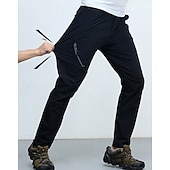 Χαμηλού Κόστους Κάτω-Ανδρικά Παντελόνι πεζοπορίας Καλοκαίρι Άνοιξη Φθινόπωρο Εξωτερική Αδιάβροχη Φιλικό προς το δέρμα Γρήγορο Στέγνωμα Multi Pocket Παντελόνια Παντελόνια Φούστες Ελαστική μέση Τσέπη με φερμουάρ